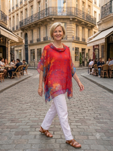 Load image into Gallery viewer, Iris… pure silk top with Bambi fibre lining
