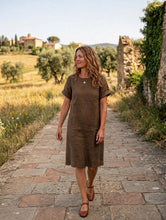 Load image into Gallery viewer, GIGI summer length pure linen dresses

