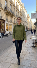 Load image into Gallery viewer, Gemma Funnel neck 100% linen
