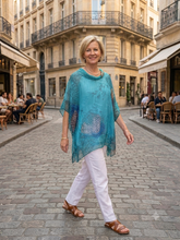 Load image into Gallery viewer, Iris… pure silk top with Bambi fibre lining
