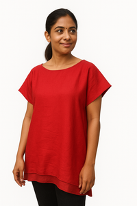 Linen Tops -Shorter sleeve