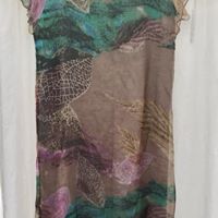 Load image into Gallery viewer, Helena Silk and Linen Dress - Patterned
